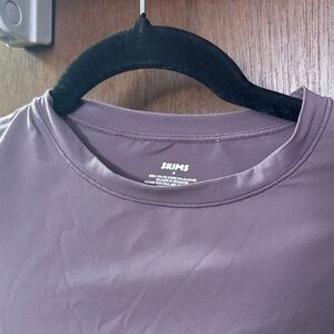 SKIMS Lavender Long Sleeve Tee